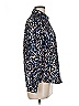 Christine 100% Cotton Animal Print Blue Long Sleeve Blouse Size 6 - photo 3