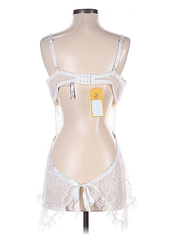 Victoria's Secret Elegant White Lace Bodysuit Lingerie (view 2)