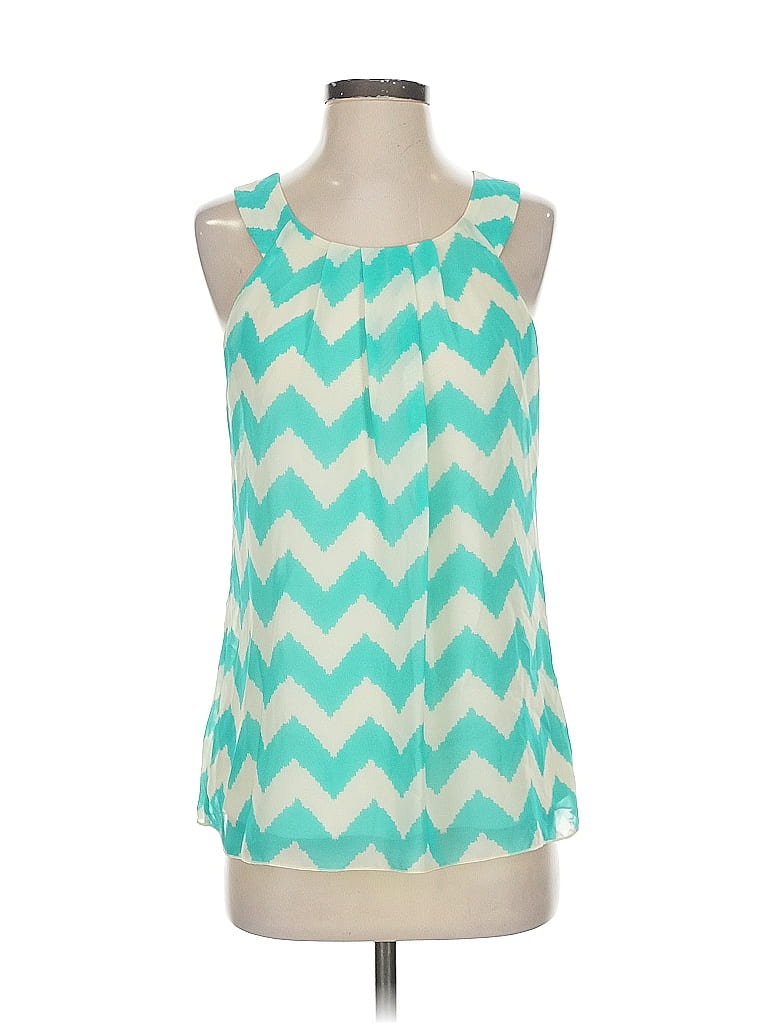 Pre-owned Maurices Sleeveless Blouse In Blue