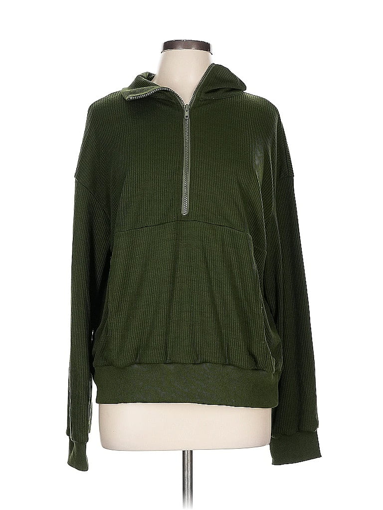 Pre-owned Fashion Pullover Hoodie In Green