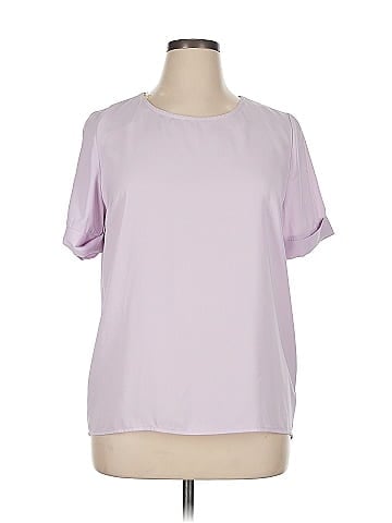 Pink Clover Short Sleeve Blouse (view 1)