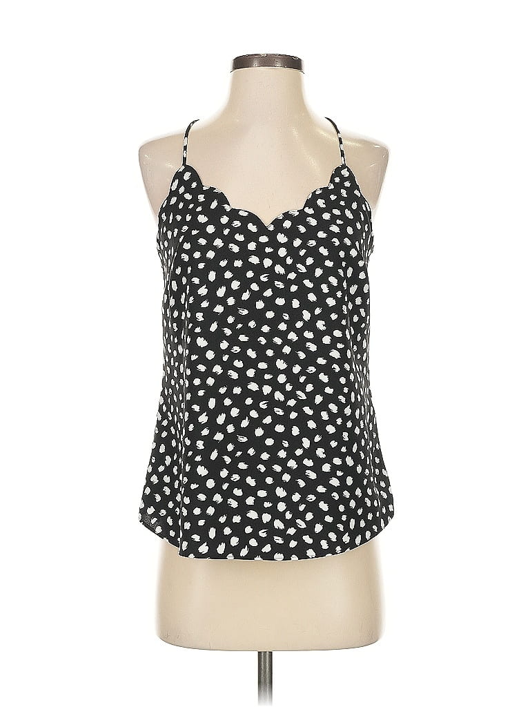 Pre-owned J.crew Factory Store Sleeveless Top Black Halter Neckline Tops