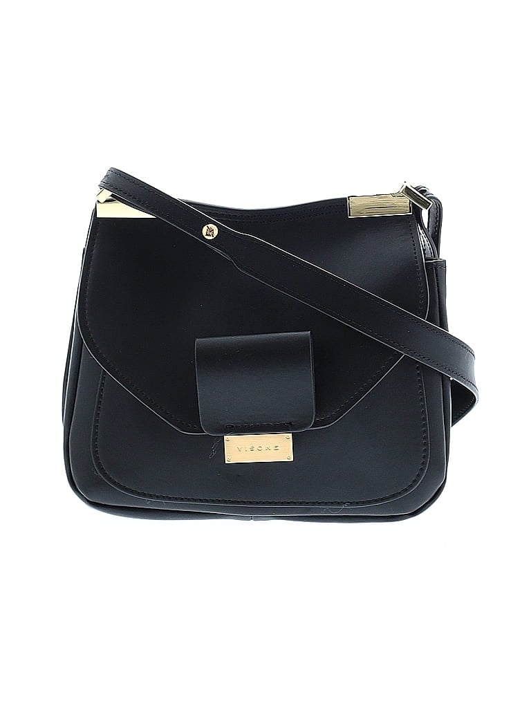 Click to view more detailed imagery on our partner's website Pre-owned Visone Crossbody Bag In Black