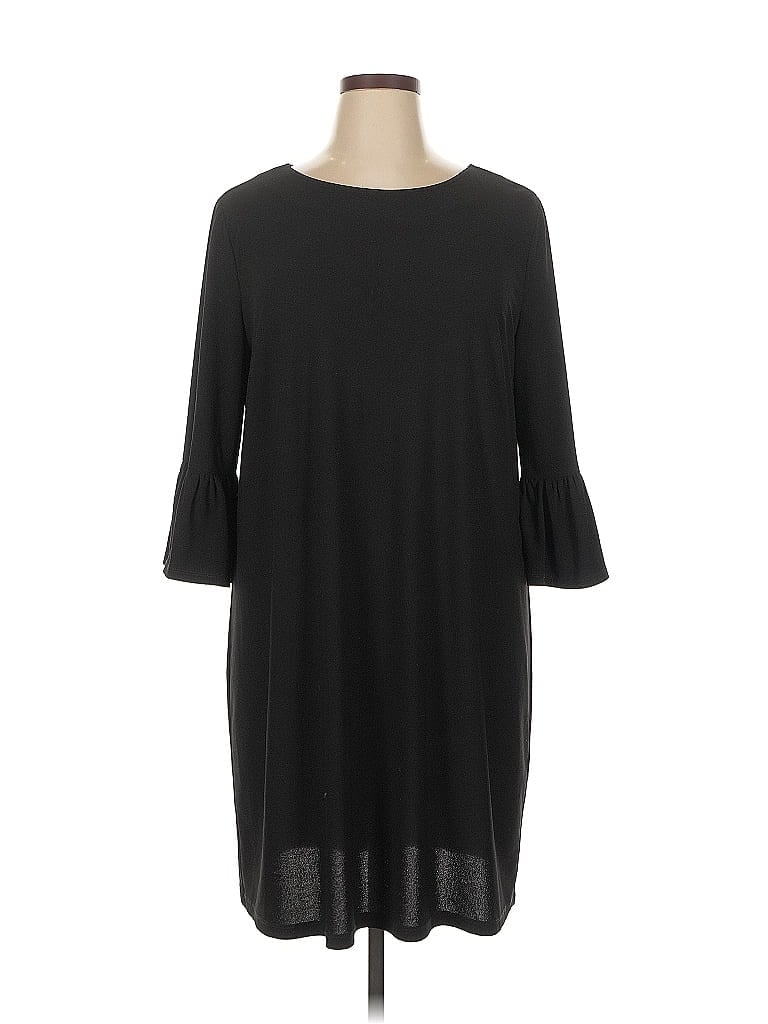 Pre-owned London Times Casual Dress In Black