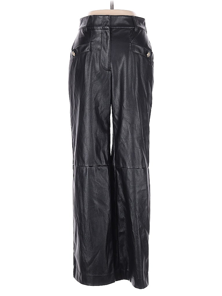 Pre-owned Derek Lam Collective Faux Leather Pants In Black