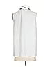 CeCe 100% Polyester White Sleeveless Blouse Size S - photo 2
