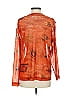 Chico's Design 100% Nylon Orange Long Sleeve Blouse Size XL - photo 2