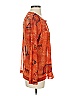 Chico's Design 100% Nylon Orange Long Sleeve Blouse Size XL - photo 4