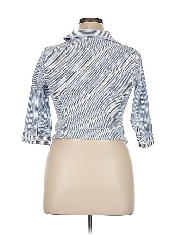New Look 3/4 Sleeve Button-Down Shirt (view 2)