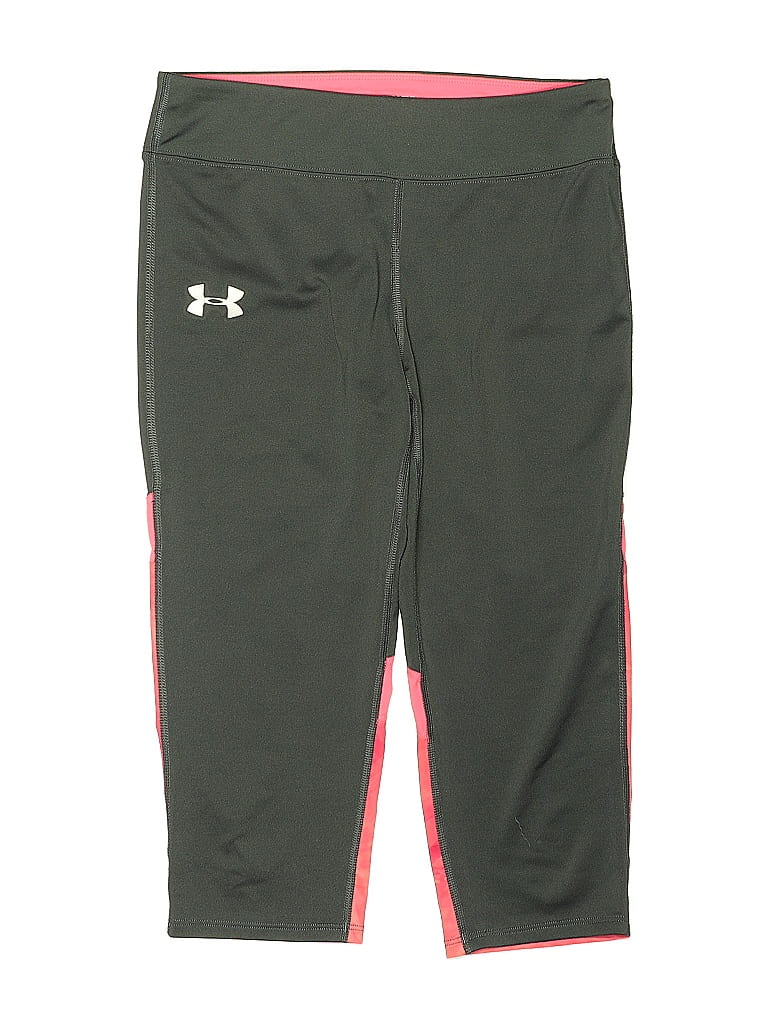 Click to view more detailed imagery on our partner's website Pre-owned Under Armour Kids' Active Pants In Green