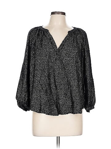 Velvet 3/4 Sleeve Blouse (view 1)