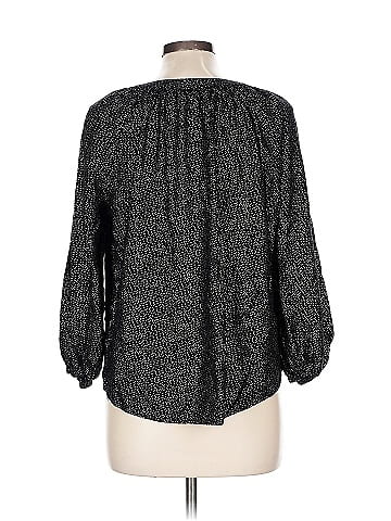 Velvet 3/4 Sleeve Blouse (view 2)