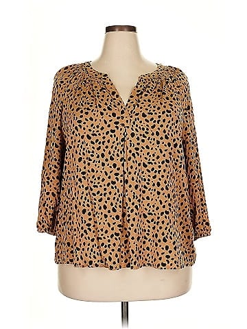 Crown & Ivy 3/4 Sleeve Blouse (view 1)