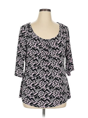 Liz & Co. 3/4 Sleeve Blouse (view 1)
