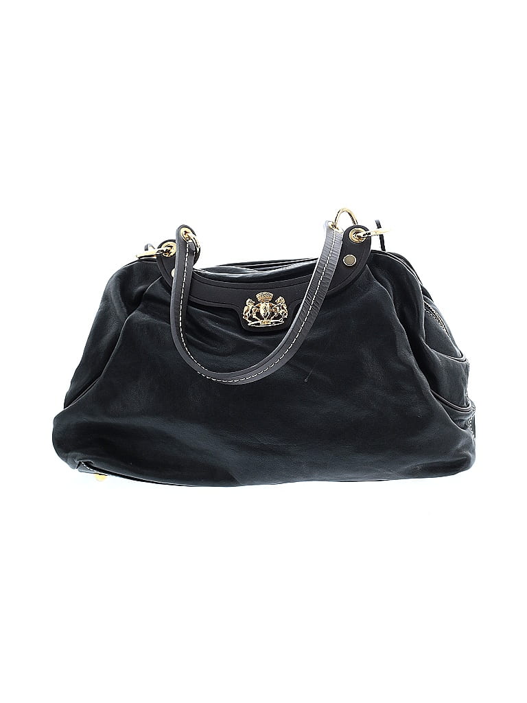 Tentazione Due 100% Leather Black Leather Shoulder Bag One size - photo 1