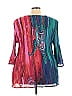 Catherines 100% Polyester Teal Casual Dress Size 3X - photo 2