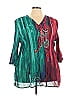 Catherines 100% Polyester Teal Casual Dress Size 3X - photo 1