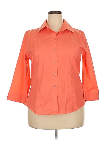 Foxcroft 3/4 Sleeve Button-Down Shirt (view 1)