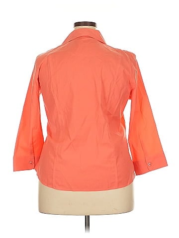 Foxcroft 3/4 Sleeve Button-Down Shirt (view 2)