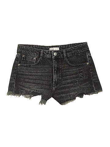 Zara TRF Denim Shorts (view 1)