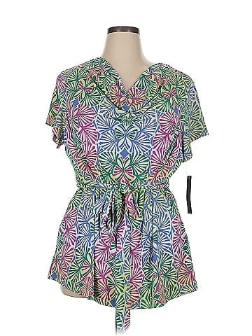 Dana Buchman Short Sleeve Blouse (view 1)