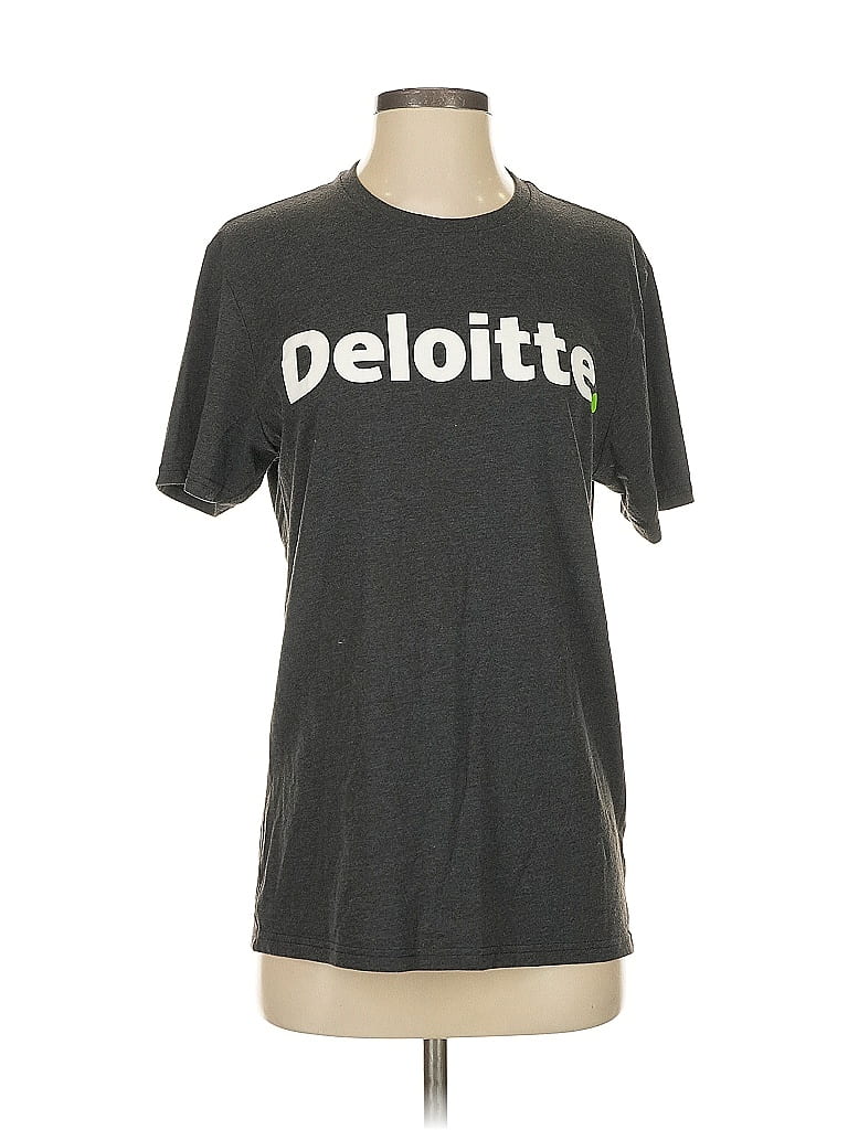 Pre-owned Molly Goddard Short Sleeve T-shirt In Gray