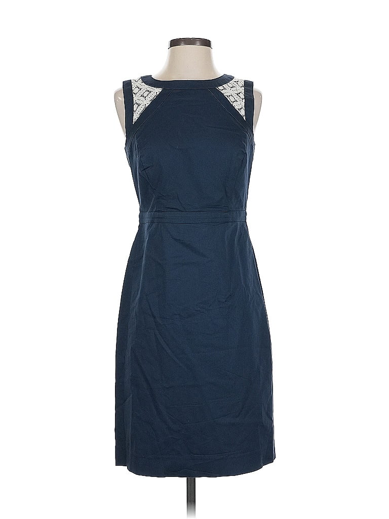 Ann Taylor Factory Solid Blue Cocktail Dress Size 2 - photo 1