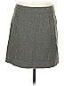 Liz Claiborne Solid Gray Casual Skirt Size 8 (petite) - photo 1