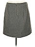 Liz Claiborne Solid Gray Casual Skirt Size 8 (petite) - photo 2