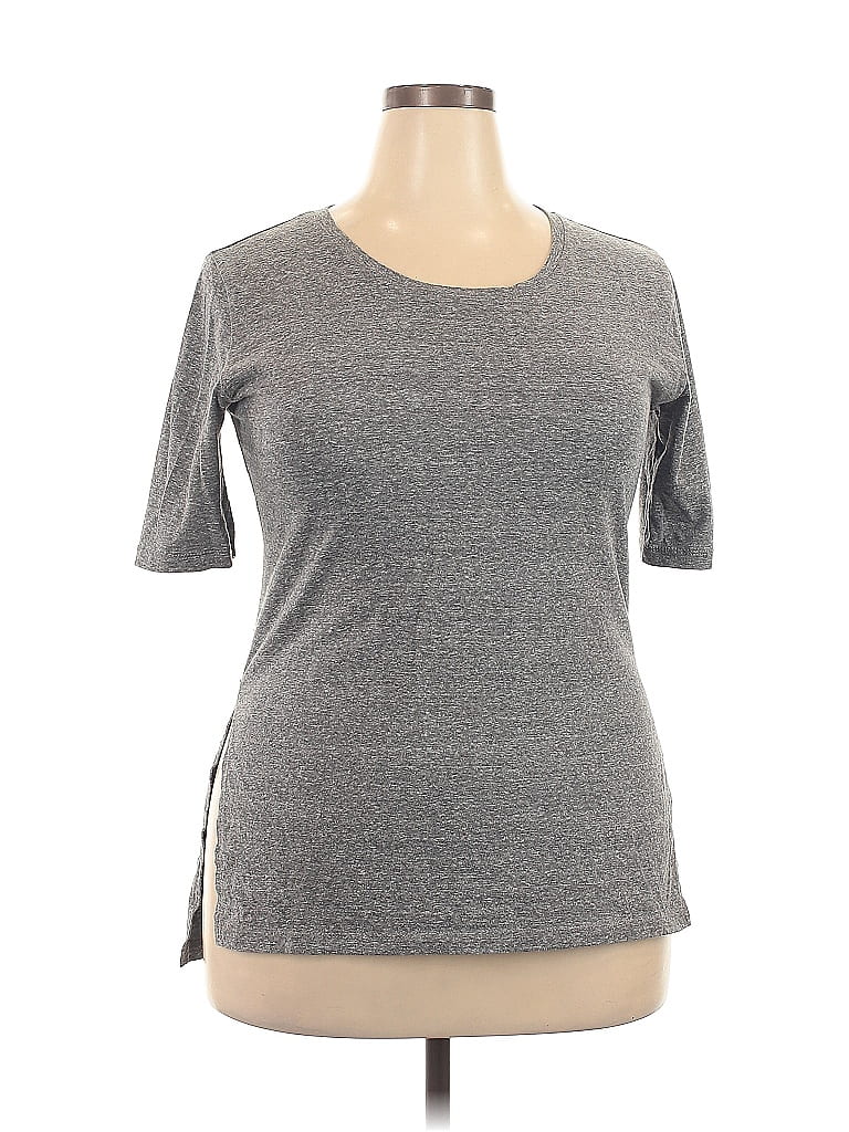 Pre-owned Doublju Active T-shirt In Gray