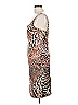 David Meister Animal Print Brown Cocktail Dress Size 10 - photo 5