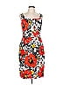 David Meister Print Red Cocktail Dress Size 10 - photo 1