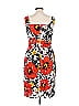 David Meister Print Red Cocktail Dress Size 10 - photo 2
