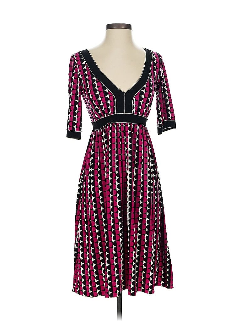Pre-owned Max Studio Cocktail Dress In Burgundy