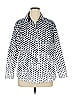 Cj Banks 100% Cotton Polka Dots Blue 3/4 Sleeve Blouse Size 1X - photo 1