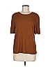 Ann Taylor LOFT Outlet Brown Short Sleeve T-Shirt Size M - photo 1