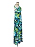 Bisou Bisou Tropical Blue Casual Dress Size 6 - photo 4
