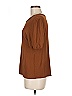 Ann Taylor LOFT Outlet Brown Short Sleeve T-Shirt Size M - photo 5