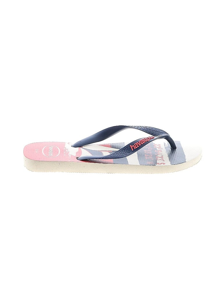Havaianas Pink Blue Flip Flops Size 8 - photo 1
