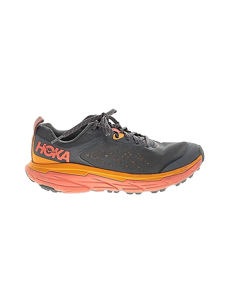 Hoka One One Orange Gray Sneakers Size 8 - photo 1