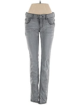 Free People Houndstooth Gray Jeans Size 27 waist