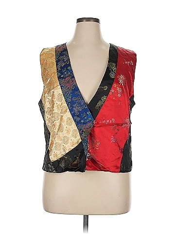 Chico's Design Vibrant Patchwork Vest (view 1)