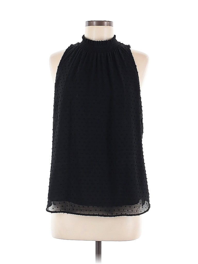 Pre-owned Daniel Rainn Sleeveless Blouse In Black