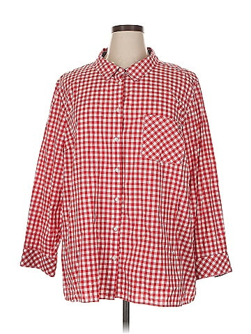 Tommy Hilfiger 3/4 Sleeve Button-Down Shirt (view 1)