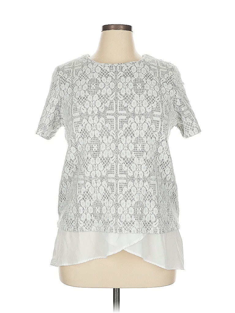 Pre-owned Pleione Cardigan Sweater In Silver