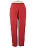Evan Picone 100% Polyester Solid Red Orange Casual Pants Size 14 - photo 2