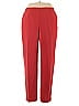 Evan Picone 100% Polyester Solid Red Orange Casual Pants Size 14 - photo 1