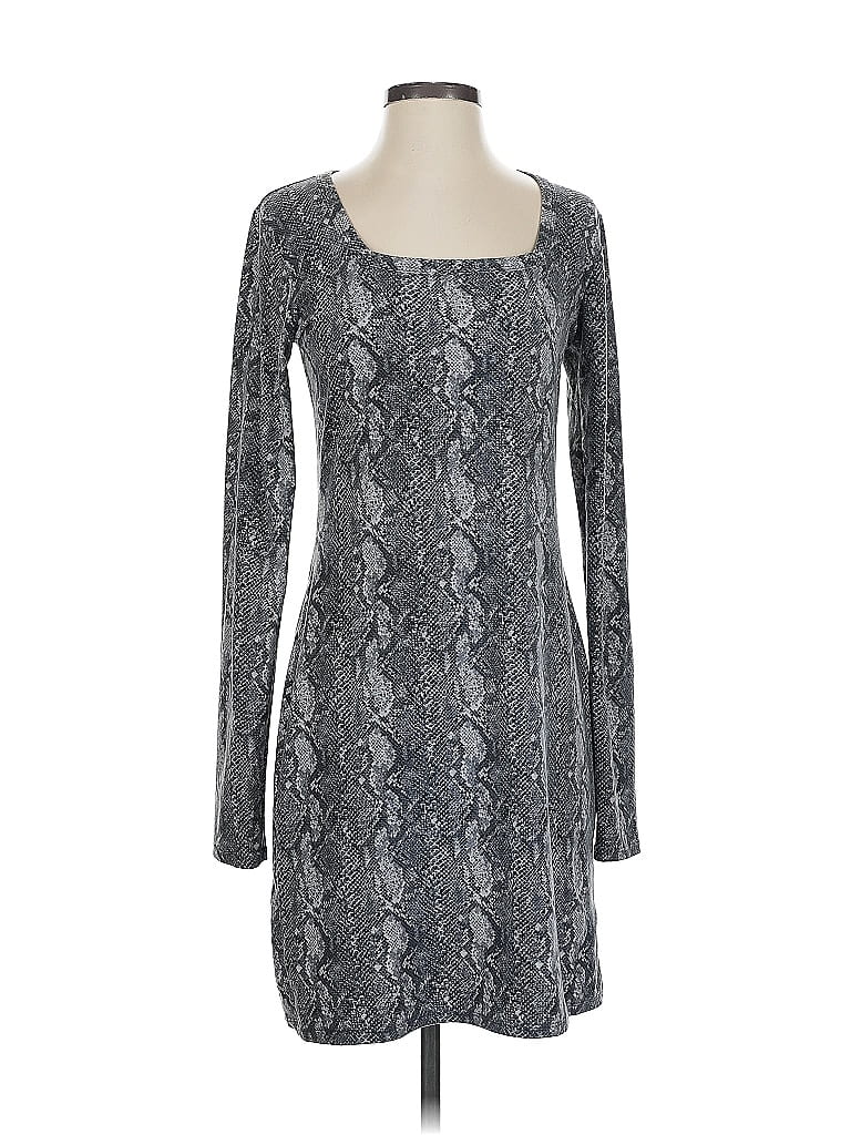 Pre-owned Mudd Casual Dress In Gray