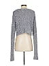 Endless Rose Metallic Gray Silver Pullover Sweater Size S - photo 2