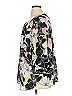 NYDJ 100% Polyester Floral Black Short Sleeve Blouse Size 1X - photo 5